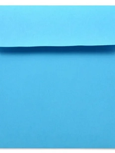 Конверт голубой квадратный 16 × 16 см