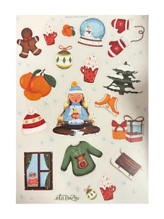 Стикерпак «Мандаринка», А5