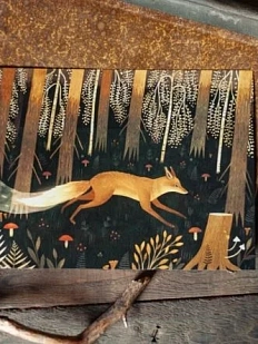 Мини-постер «Огненная лиса», Дворникова Александра