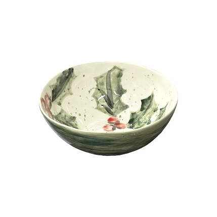 Миска-боул ручной работы Верба керамика «Остролист», керамика, 16 см, фото 1.