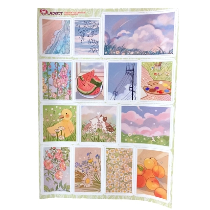 Стикерпак Лавкот «Летние картиночки», А5, фото 1.