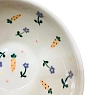 Пиала ручной работы Slowday Ceramics с морковками и сиреневыми цветочками «Винтаж», керамика, 13 см, превью фото 2