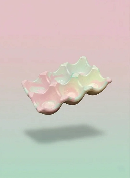 Подставка универсальная, голубая, керамика, фото 1.