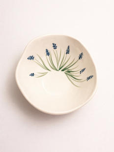 Пиала ручной работы «Гиацинт», керамика, 9 см