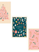 Набор открыток DARI DARI ретро на Новый год №2, 3 шт.