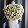Букет из пионовидных кустовых роз, превью фото 2