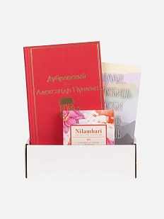 Подарочный набор с книгой «Дубровский» и шоколадом