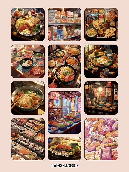 Стикерпак «Japan Food», фото 1.