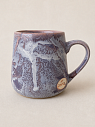 Кружка ручной работы Тата вытворяет/NF ceramics «Fake it till you make it», сиреневая, керамика, 600 мл, превью фото 2
