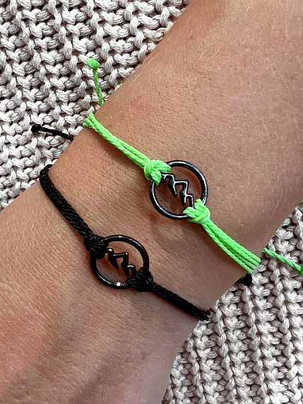 Браслет WAF WAF «Черная гора», салатовый, фото 3.