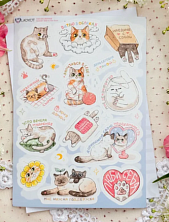 Стикерпак «Тревожный сырок», А6