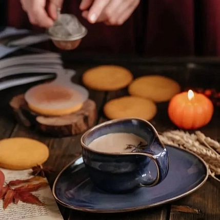 Кружка ручной работы Цветок Фригг Велес «Сумеречный Фангорн», фарфор, 250 мл, фото 5.