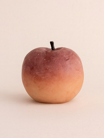 Свеча ручной работы «Персик», фото 2.