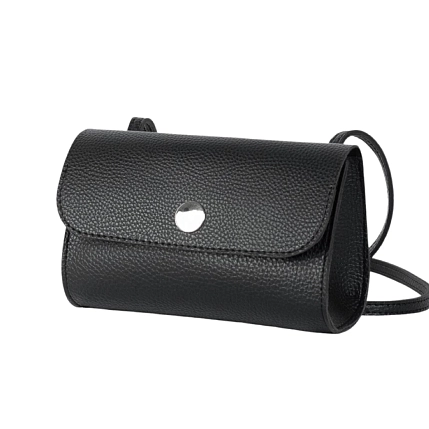 Сумка ручной работы «Roll», Kokosina bags, искусственная кожа, чёрный, фото 2.