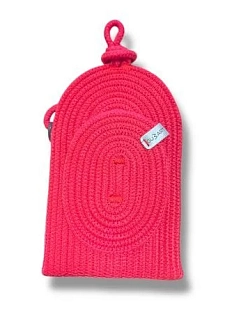 Сумка для телефона с карманом, красная