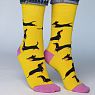 Носки «Каждый охотник должен знать меня», р-р 38-41, жёлтые, превью фото 1