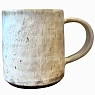 Кружка ручной работы Кимбриа с эффектом кракле, белая, керамика, 350 мл, превью фото 1