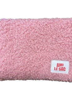 Мини-кошелёк ручной работы АМИ (Ami lé sac), розовый барашек