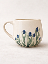 Кружка ручной работы Верба керамика «Гиацинт», круглая, керамика, 250 мл, превью фото 1