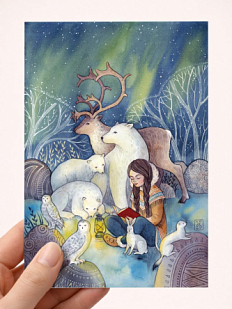 Открытка Анна Спешилова «Сказки Севера», односторонняя