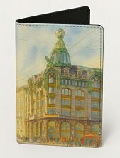 Обложка на паспорт DARI DARI «Дом компании Зингер», искусственная кожа