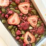 Шоколад тёмный с клубникой, малиной и тыквенными семечками, превью фото 2