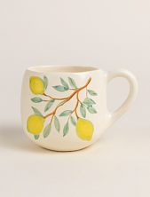 Кружка ручной работы Верба керамика «Лимоны», круглая, керамика 400 мл