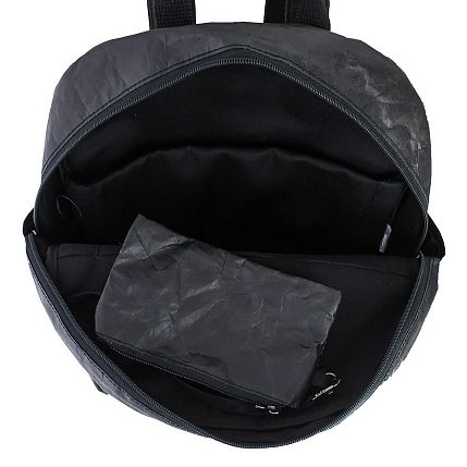 Рюкзак Ranzel Bags «Gregory Black», тайвек, чёрный, фото 4.