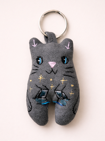 Брелок Колдовская игла «Кот с разводными мостами», фото 1.