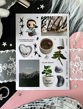 Стикерпак Опрокинутый лес «Место силы», А6