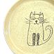 Тарелка ручной работы «Котик», керамика, превью фото 2