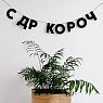 Гирлянда «С ДР КОРОЧ», превью фото 2
