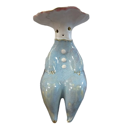 Статуэтка «Грибочек», голубая, фото 1.