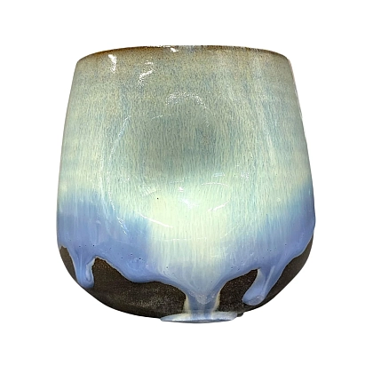 Стакан «Лёд Байкала», голубой, керамика, 300 мл, фото 1.