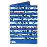 Обложка на паспорт New Wallet «New Law», синяя, превью фото 1