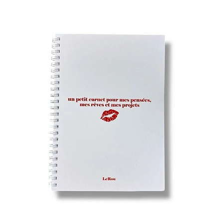 Блокнот ЛеРу «Un petit carnet» на пружине, А5, 50 листов, белый, фото 1.