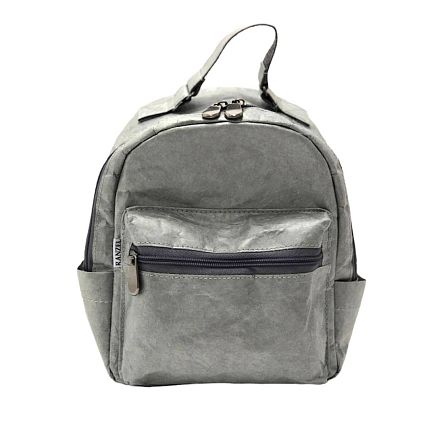 Рюкзак Ranzel Bags «Nooky Gray», тайвек, серый, фото 1.