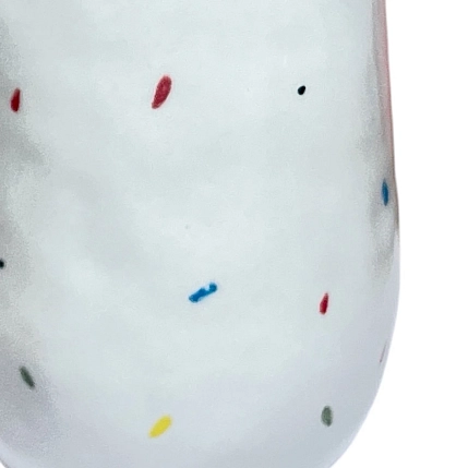 Кружка ручной работы Катя Вебер «Конфетти», белая, полуфарфор, 300 мл, фото 2.