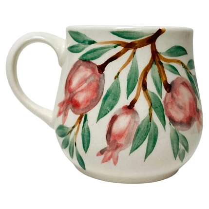 Кружка ручной работы Верба керамика «Гранат», 350 мл, керамика, фото 2.