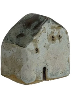 Статуэтка ручной работы Кимбриа «Серый домик», керамика