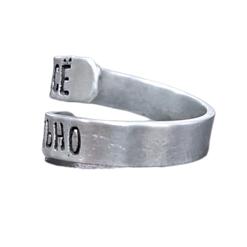 Кольцо ЭТО МЕТАЛЛ (IT IS METAL) «Всё реально» 17/19, металлическое, фото 2.