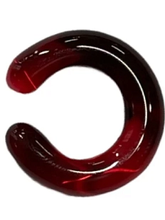 Кафф Лампджой глянцевый, стекло, винный прозрачный