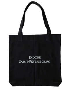 Шоппер «J'adore Saint-Petersbourg» (мятная)