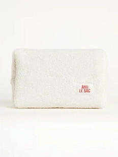 Косметичка ручной работы АМИ (Ami lé sac) «Grand», белый барашек