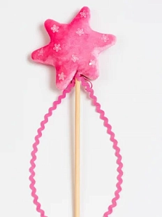 Волшебная палочка БУКА «Воссияй», ярко-розовая, 25 см