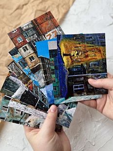 Открытка «Панелька» в ассортименте, 10,5 х 13 см