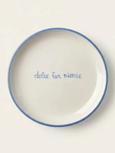 Тарелка ручной работы Йеллоускуп «Dolce far niente», керамика, 15 см