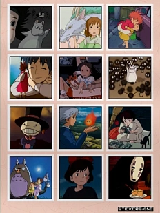 Стикерпак «Studio Ghibli #3»