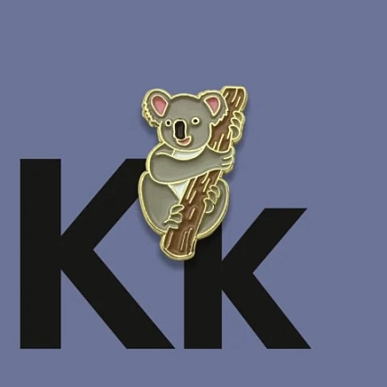 Металлический значок Heart of Moscow «Коала» серия Зоопарк, фото 1.