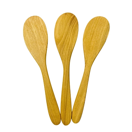 Лопатка из акации овальная, 27 см, фото 2.